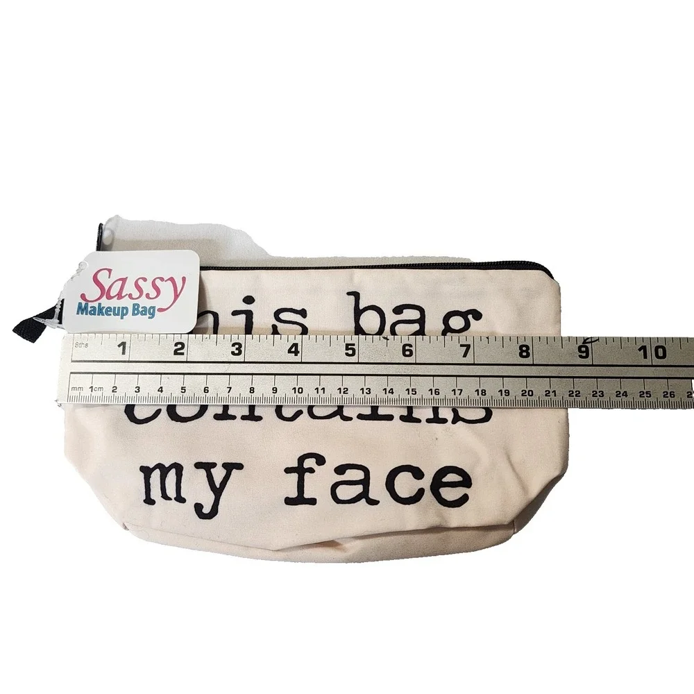 Small Zipper Makeup Bags 2-pack